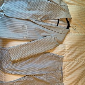 Izod seersucker boys suit 14/16